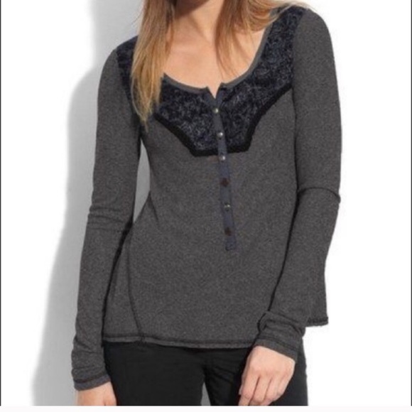 Free People Tops - Free people Diego ribbed Henley